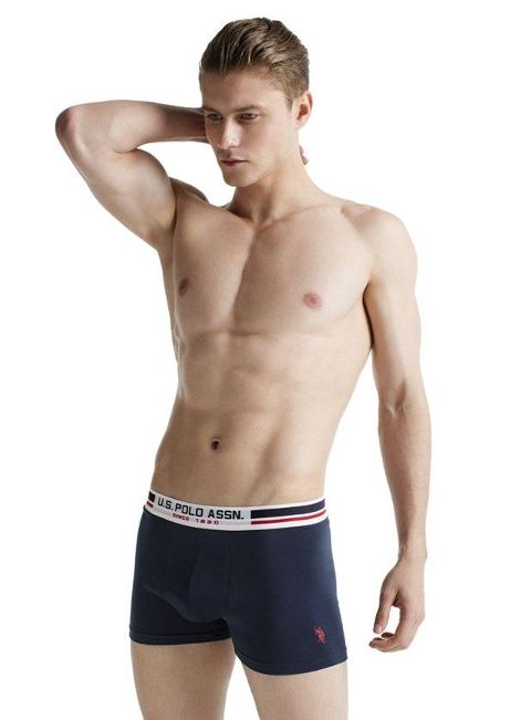 Pamuklu Esnek Bel Lastiği Erkek Boxer US. POLO ASSN. 80431